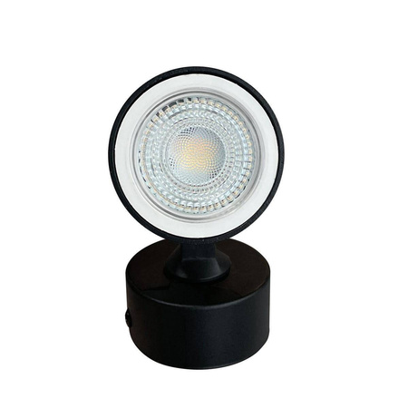 Spot Anillo 1 czarny (LP-770/1W BK) - Light Prestige
