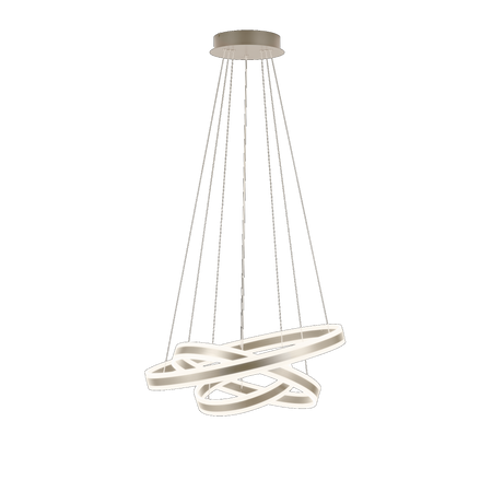 Lampa wisząca TONARELLA kolor szampański (39314) - EGLO
