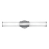 Kinkiet LED Facet - Polerowany chrom (QN-FACET-LED2-PC-BATH) - Quintiesse
