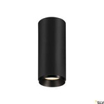 NUMINOS® CL PHASE S, wewnętrzna oprawa sufitowa natynkowa LED, czarna/czarna 3000 K 24° (1004130) - SLV