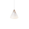 Szklana lampa wisząca STRAP Nordlux E27 40W Szkło Biały
