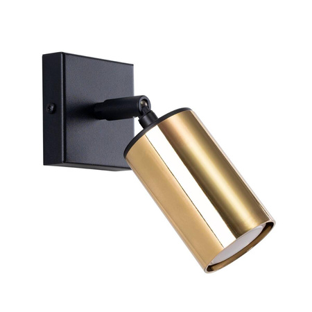 Kinkiet WINX czarny/złoty (SL.1382) - Sollux Lighting