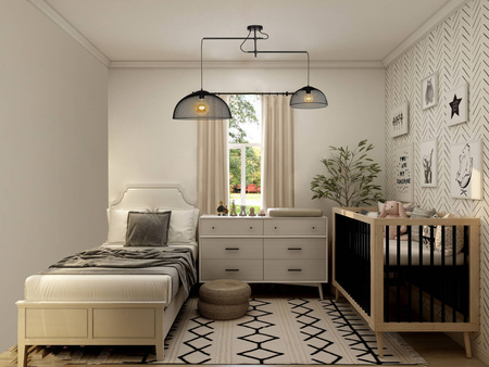 Lampa wisząca CONCEPT czarna P0455  - Maxlight