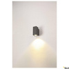 ENOLA SQUARE S, single lampa ścienna natynkowa LED outdoor, kolor antracytowy (1003416) - SLV