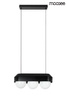 Lampa wisząca DROPS 3 czarna (MSE010100273) - Moosee