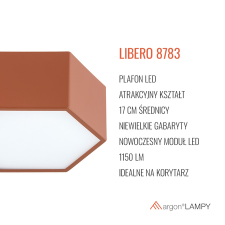 Plafon LED LIBERO (8783) - Argon