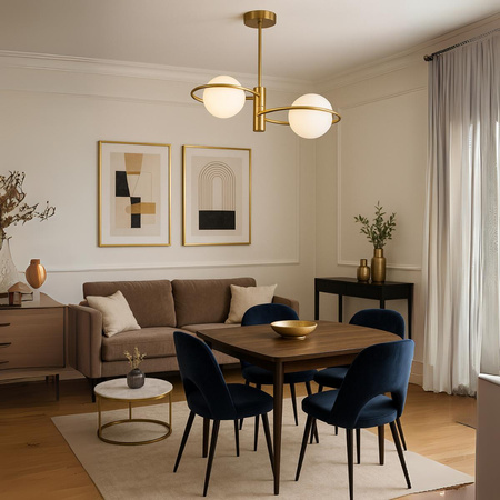 Lampa na sufit Dorado ring złota 2 x E14 (LP-002/2C ring) - Light Prestige