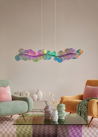 Ozdobna kolorowa lampa nad stół PULSE (R33681153) - RL