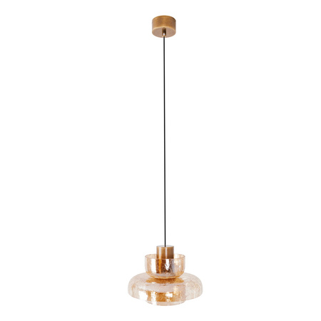 Lampa wisząca z bursztynowym kloszem Signature C Amber Glass MAXLIGHT P0603