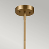 Elegancka Lampa wisząca Luella - 3 źródła światła - Czarne & Mosiądz (KL-LUELLA-3P-BKB) - Kichler