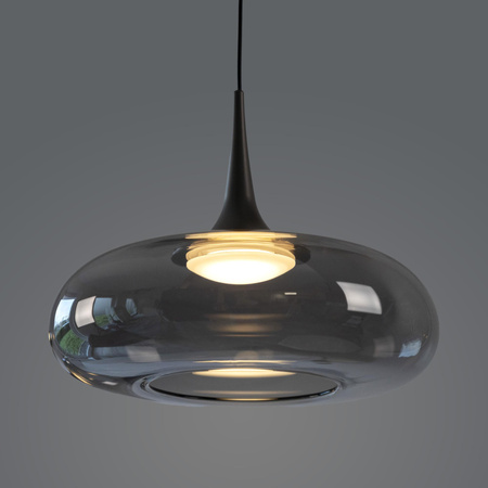 Lampa nad stół z płynną regulacją wysokości POSH SZARA (15692-15) - Paul Neuhaus