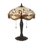 Lampa Stołowa Dragonfly beige (64085) Tiffany