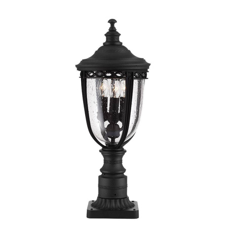 Lampa zewnętrzna, stojąca ENGLISH BRIDLE kol. CZARNY (FE/EB3/M BLK) - Feiss - Elstead Lighting