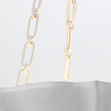 Lampa wisząca Martine - 3 źródła światła - Antyczna biel (QN-MARTINE-P-WHT) - Quintiesse