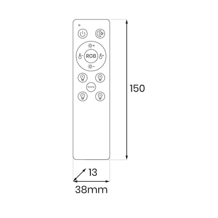 Slim Magnetic Track Pilot do sterowania (ML2233) - Milagro