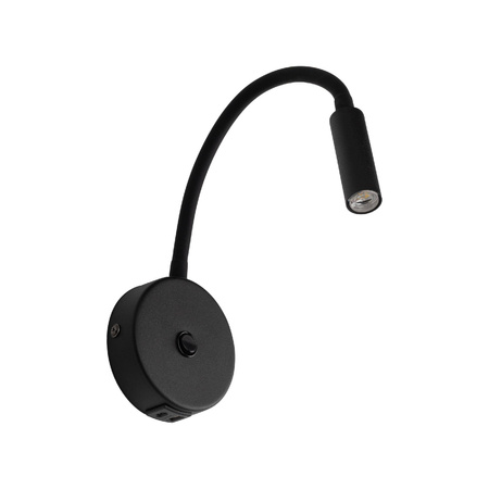 Kinkiet z ładowaniem USB LAGOS BLACK (10200) - TK Lighting