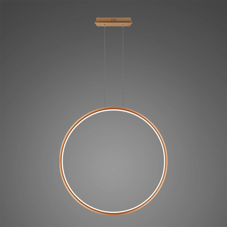 Lampa wisząca Ledowe Okręgi No.1 X 100cm 4k miedziana Dali (LA073/X_100_in_4k_copper_Dali) - ALTAVOLA DESIGN