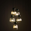 SOPHIA GREEN COGNAC LAMPA WISZĄCA 5XE14 (11149) - TK Lighting
