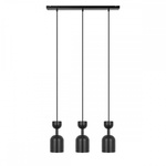 SUPURU 3L czarna potrójna lampa sufitowa (SUL322P0) - Ummo