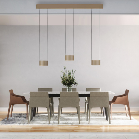 PURE CLIPSE LAMPA WISZĄCA BRĄZOWA (2473-97) - Paul Neuhaus