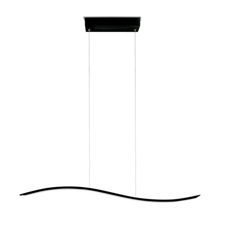 Lampa Wisząca LIL WAVE Kol. Czarny 3000K (0040.31) - Vivida