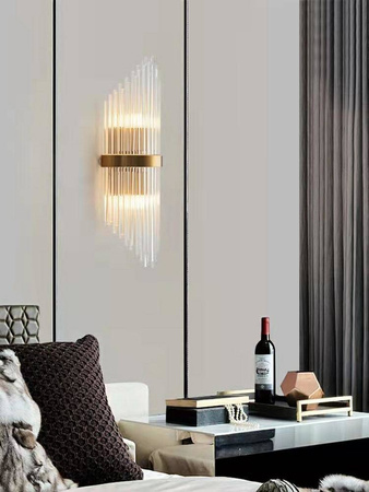 MOOSEE lampa ścienna FLORENS M złota (MSE010400194) - Moosee