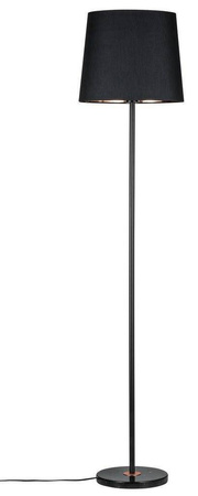 Neordic Enja Lampa podłogowa max. 1x20W E27 230V Czarny/Miedziany Tkanina/Marmur/met (PL79612) - PAULMANN