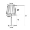 Lampa stołowa 1 pł.  ASTI ARGON 3847