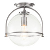 Lampa sufitowa Somerset - Szczotkowany nikiel (QN-SOMERSET-F-C-BN) - Quintiesse