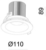Oprawa do zabudowy COB Back Light  (D565224)