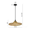 Lampa wisząca BOHO BRAGA 1xE27 Kobi Design (002152KOB) - KOBI LIGHT