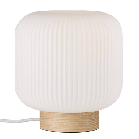Lampa stołowa MILFORD Nordlux E27 40W Szkło Naturalny