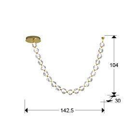 Zaria II lampa wisząca 21L (448796) - Schuller