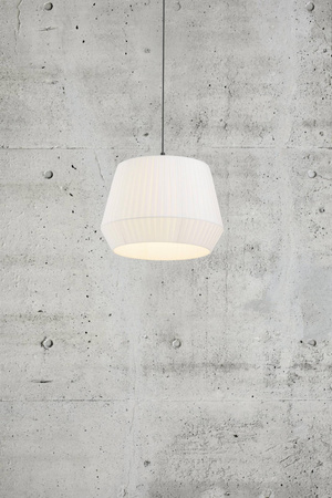 Lampa wisząca z bawełnianym abażurem DICTE Nordlux E27 60W Tekstylia Biały
