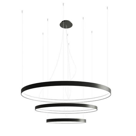Lampa wisząca RIO 3 55/78/110 czarny LED 3000K (TH.138) - Thoro Lighting