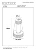 Lampa ogrodowa LORALI  (45500/01/44) - Lucide