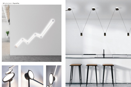 LED LAMP BLACK 97CM LED 3000K 18W 24V (19162 Zambelis) - Zambelis