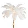 Lampa podłogowa EMU pióra białe 170 cm (ST-DN127-F white) - Step into Design