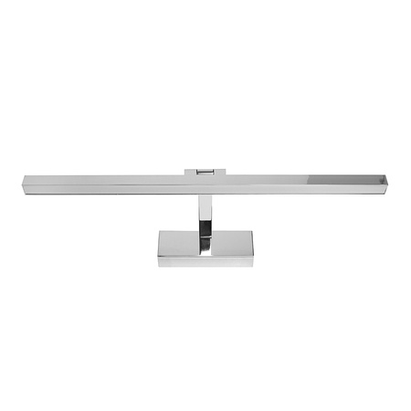 KINKIET ŁAZIENKOWY PROSTY 12W 50CM CHROM 4000K - DomenoLED