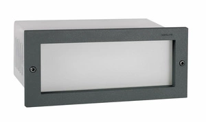 Lampa wpuszczana zewnętrzna GRIMSTAD 1546 GRAPHITE E14 46W / LED 6W FRAME Norlys