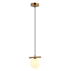 Lampa wisząca Merseta S  (PND-463321S-BRO+W) - Italux