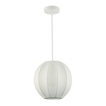 Lampa wisząca Dana Biały 1xE27 (ML1805) - Milagro