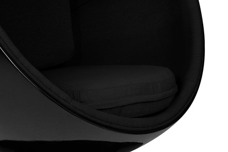 Fotel BALL BLACK czarny - włókno          szklane, metal (JH-066.BLACK.BL) - King Home