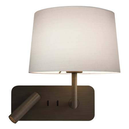 Lampka do Czytania Side by Side Grande USB Brąz (1406012) - Astro Lighting
