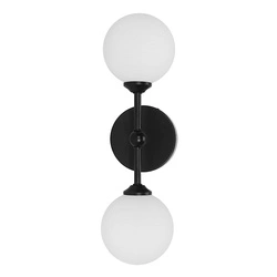 Kinkiet Ścienny AM205 2xG9 Czarny GARDA - DomenoLED