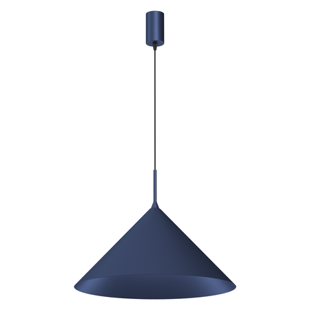 Lampa wisząca CAPITAL granatowa Ø46cm (MLP0956) - Milagro