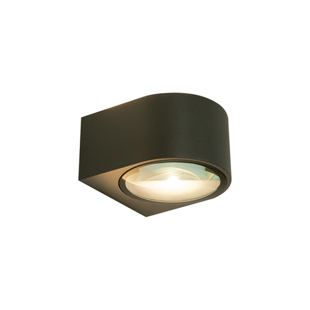 OUTDOOR WALL LIGHT LED 2X5W 3000K ALUMINIUM GRAPHITE (E317 Zambelis) - Zambelis