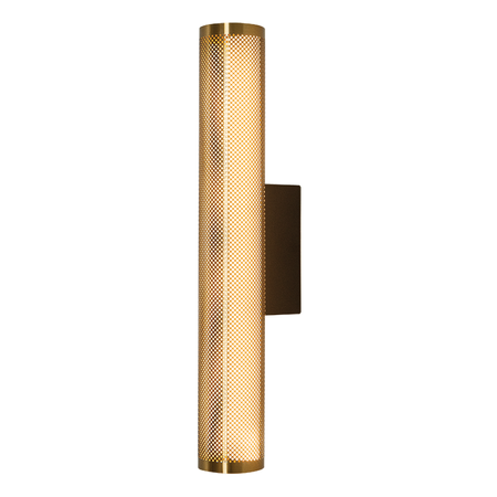 SCONCE LED LIGHT 11W 3000K STAINLESS STEEL-ACRYLIC BRASS-BLACK (23041 Zambelis) - Zambelis
