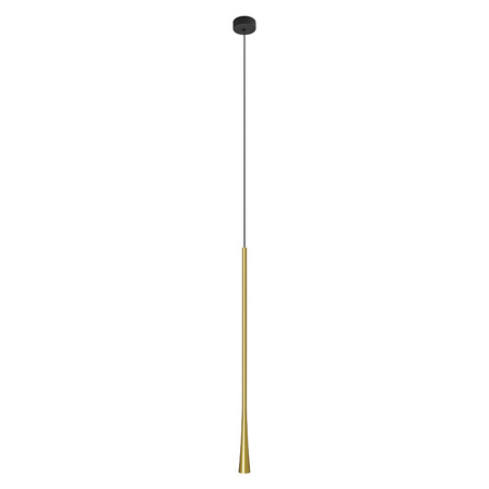 LED PENDANT LIGHT 7W 3000K ALUMINUM  GOLD CANOPY - BRASS LAMP (20143 Zambelis) - Zambelis