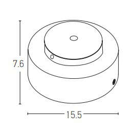 WHITE BASE WITH DRIVER 100W 24V (19153 Zambelis) - Zambelis